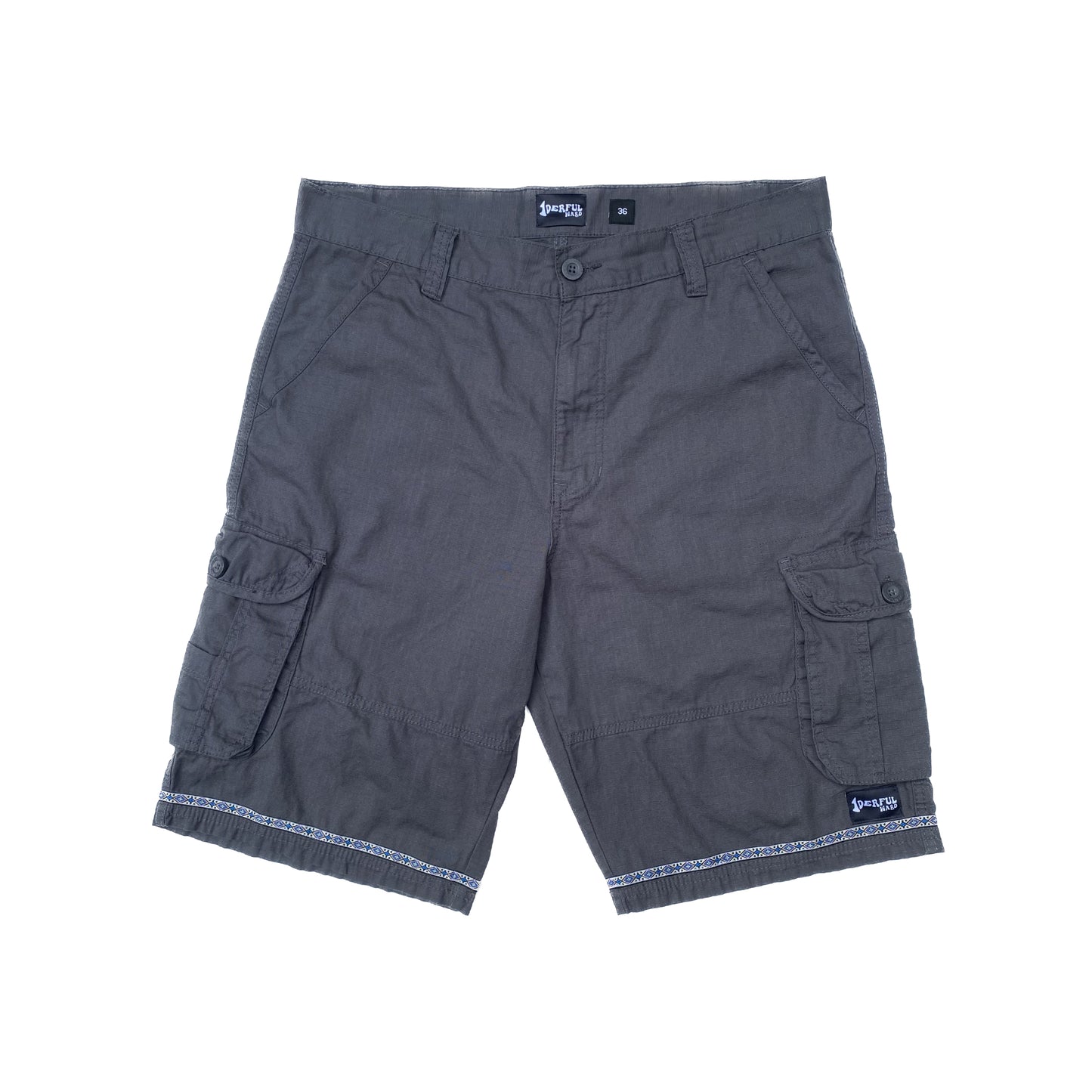 cargo shorts - dark grey
