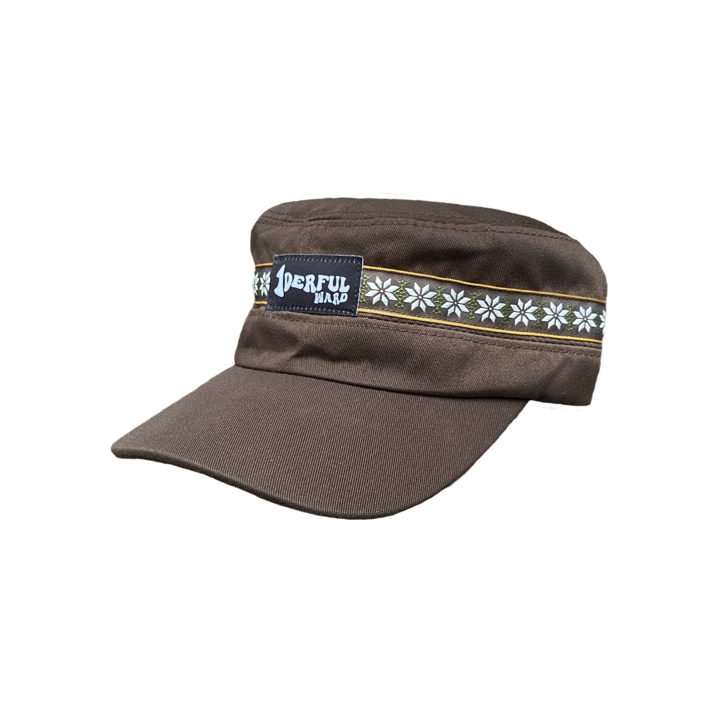 painter hat - brown