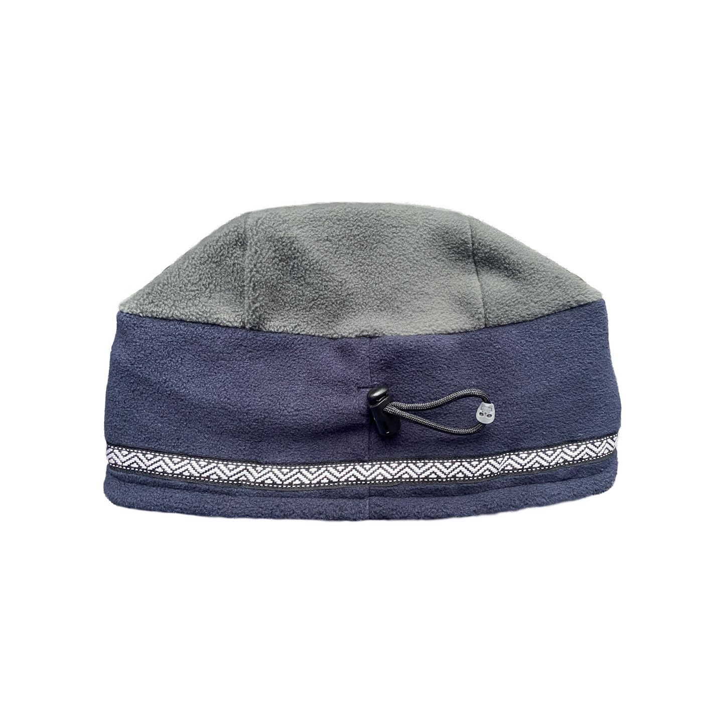 trapper hat - grey/navy