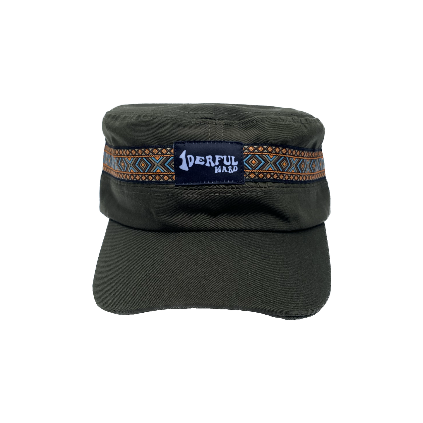painter hat - olive