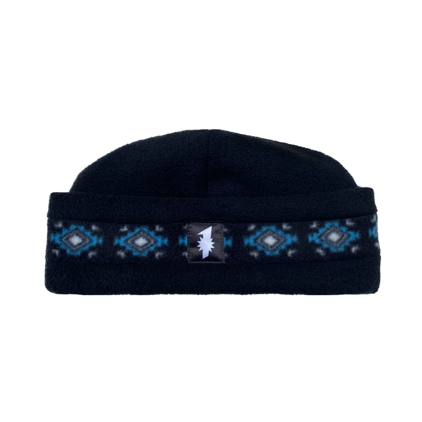 cuffed hat - black