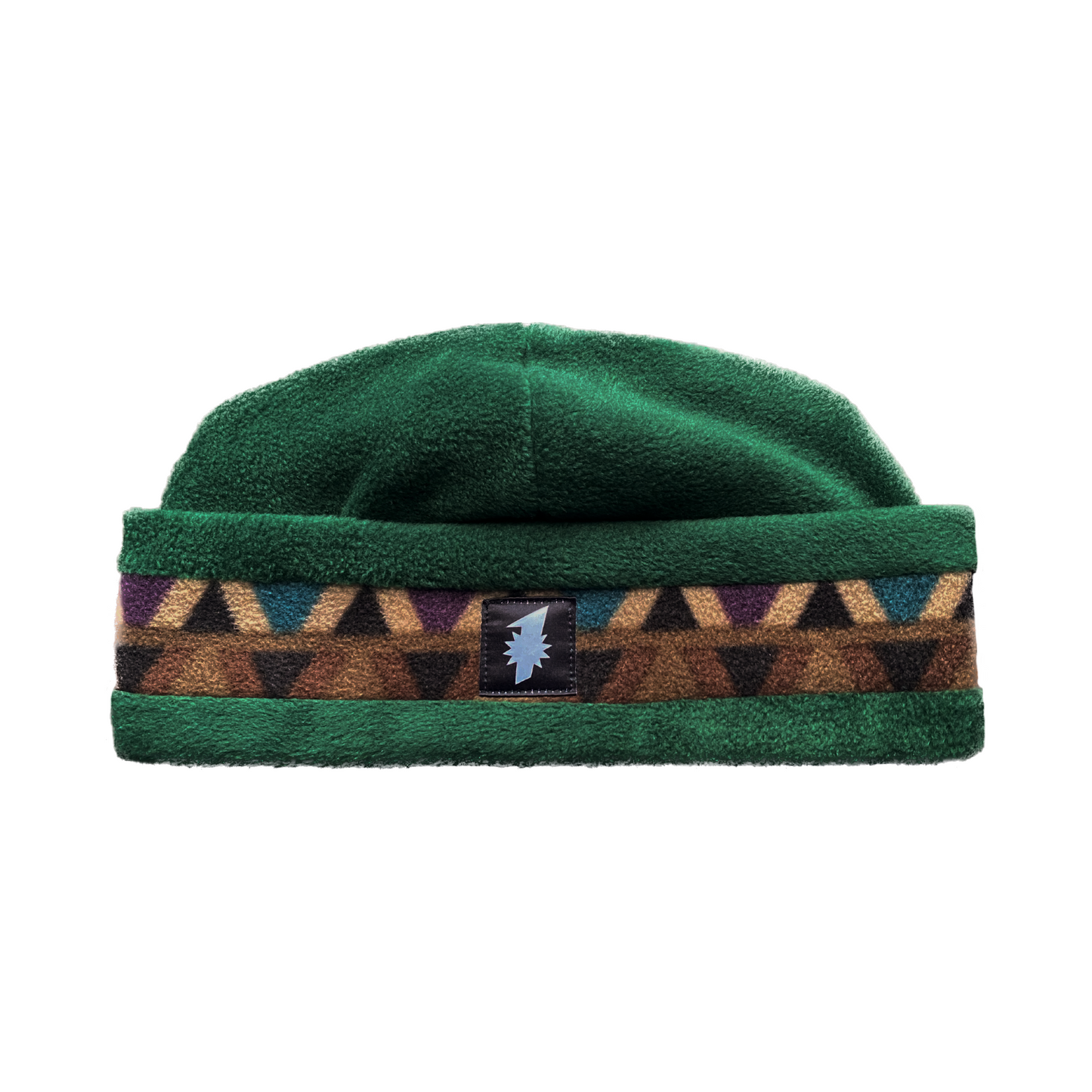 cuffed hat - green