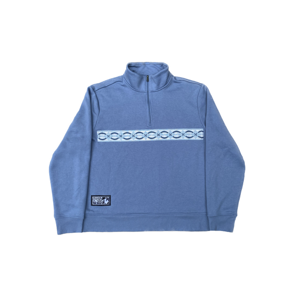 1/4 zip sweater - mariner blue