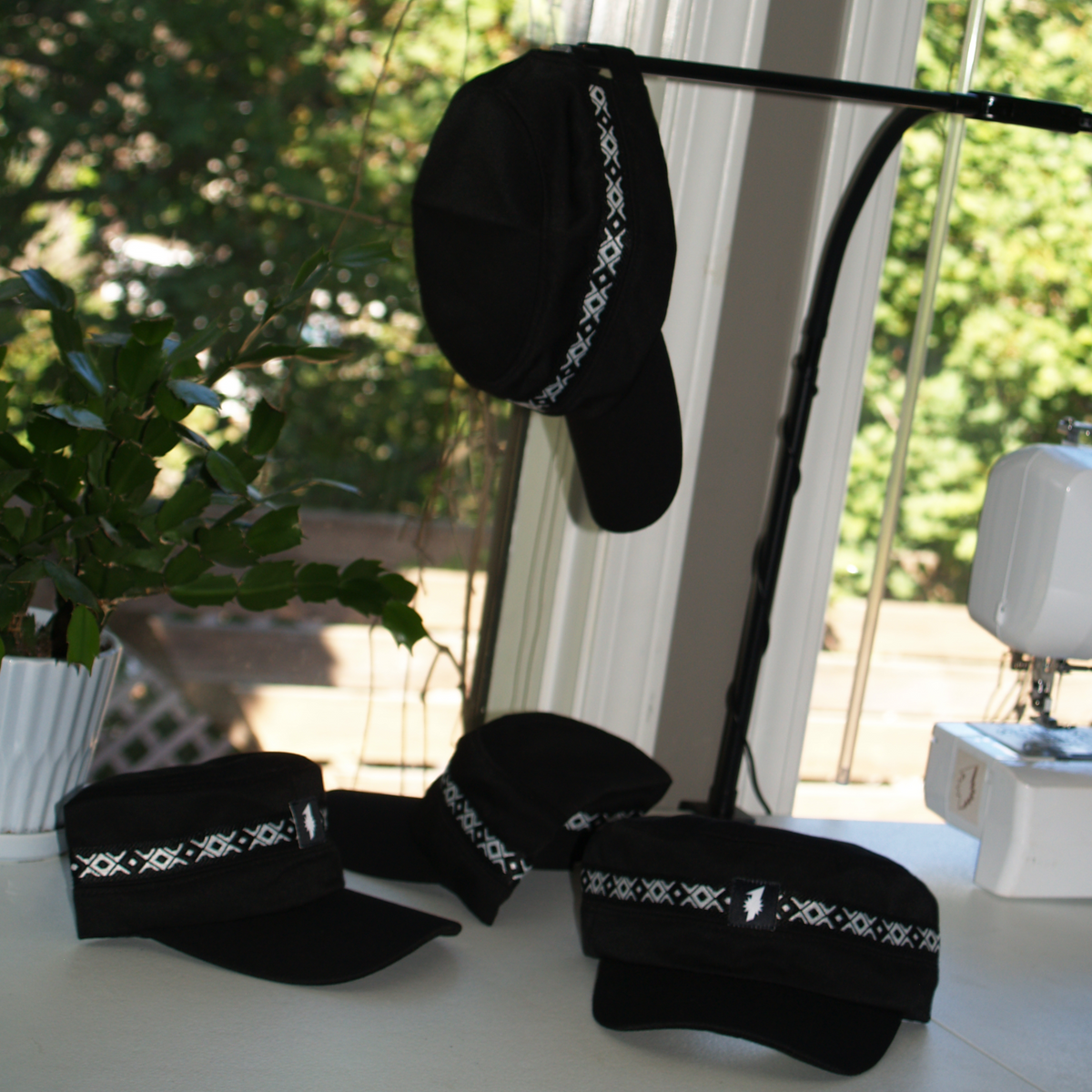 painter hat - black
