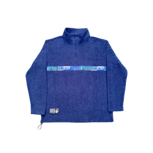 1/4 zip fleece - navy 1