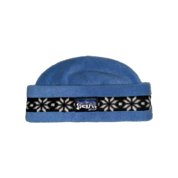 cuffed hat - blue